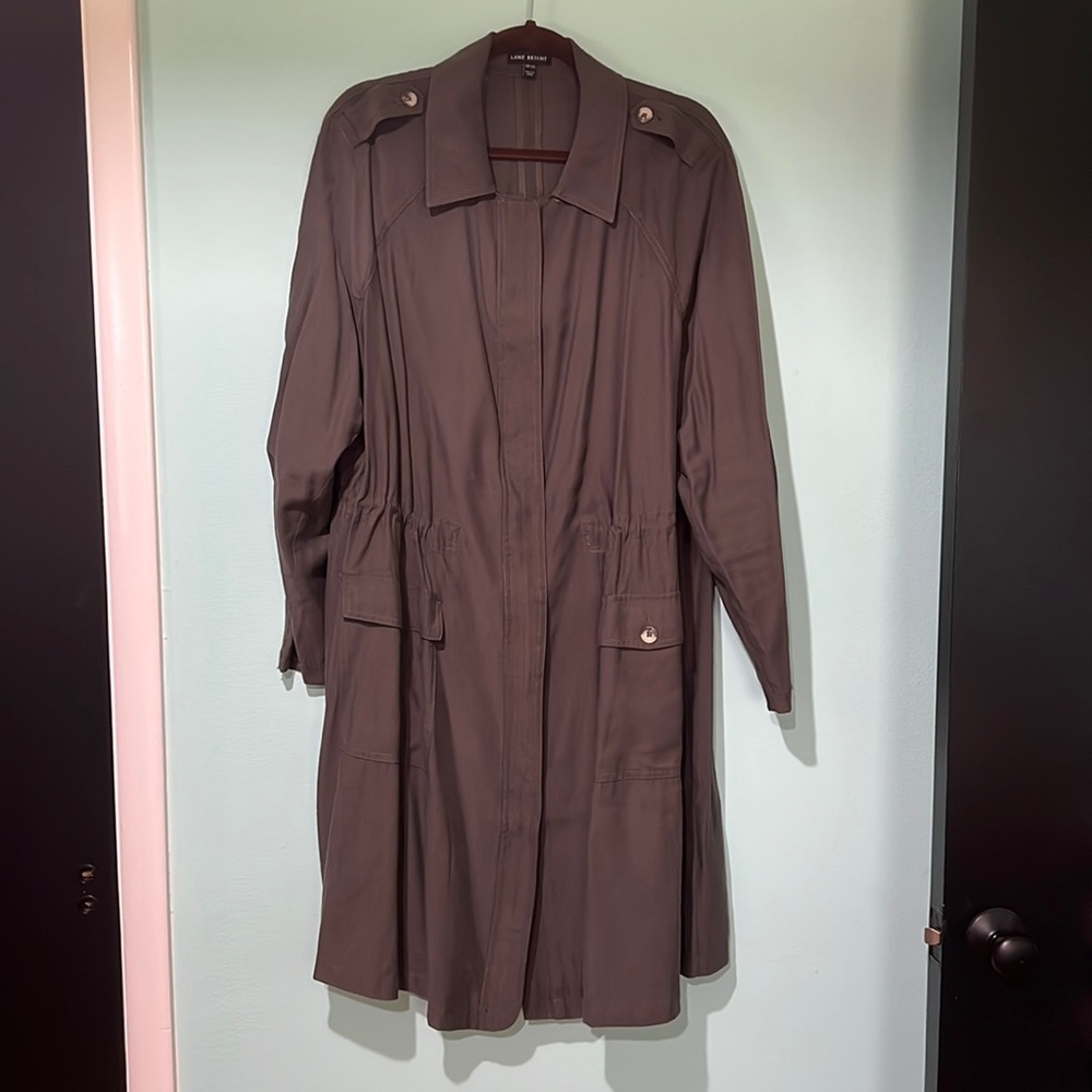 Lane Bryant grey duster / coat. Size 18/20